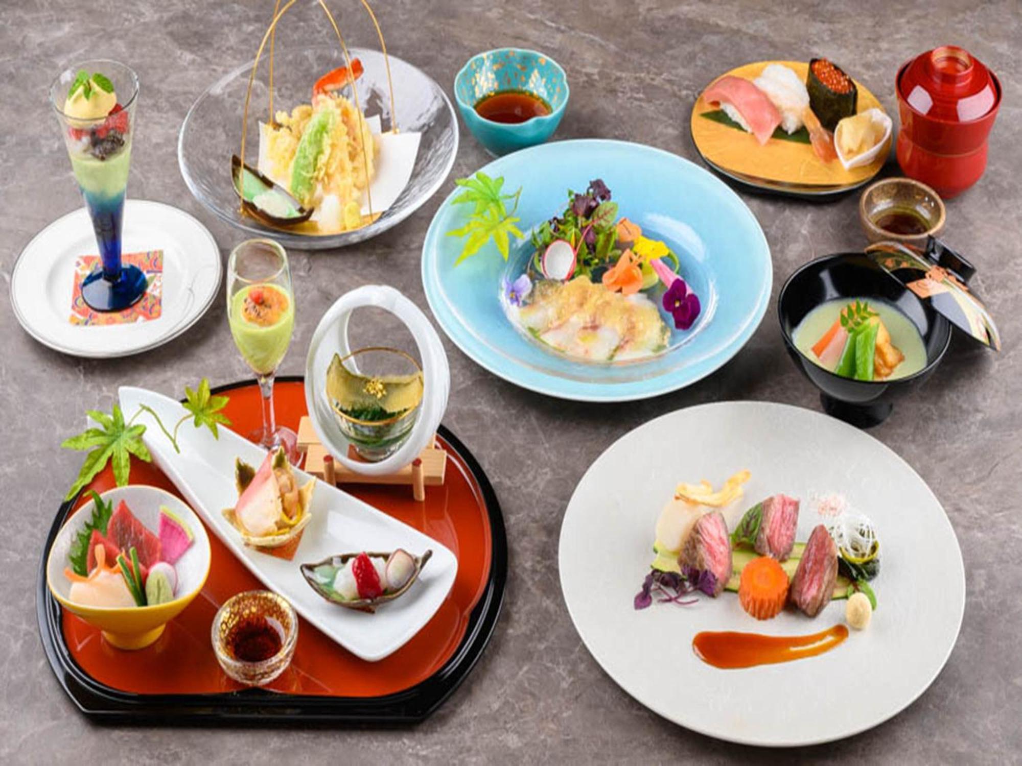 Shin Furano Prince Hotel Extérieur photo A selection of French-influenced Japanese cuisine
